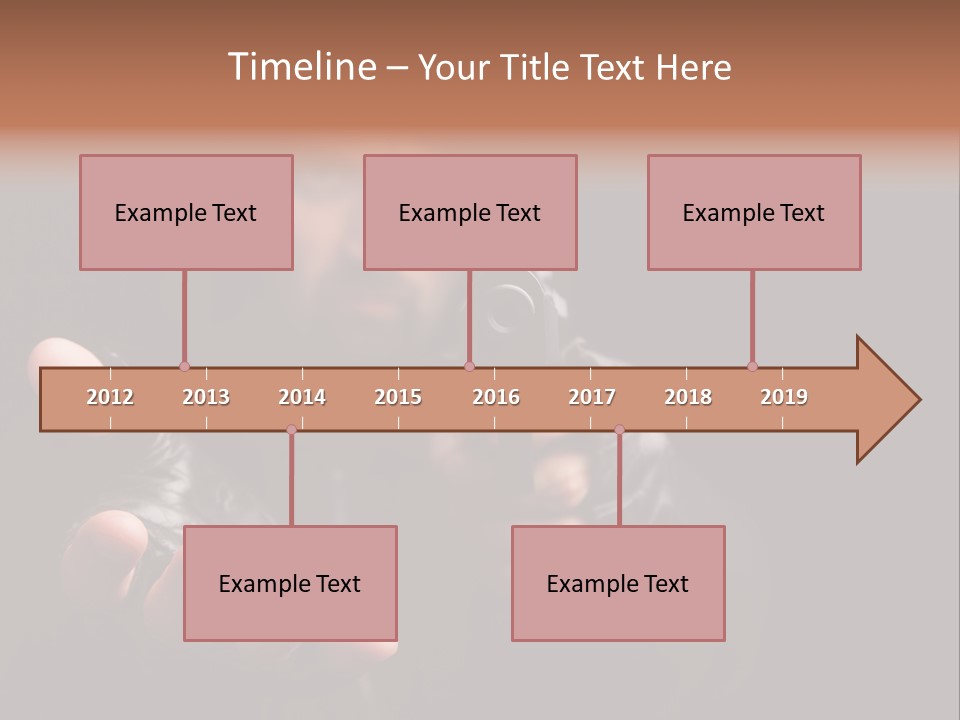 Gangster Robber Face PowerPoint Template