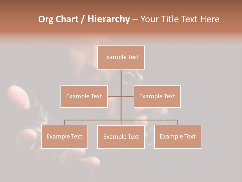 Gangster Robber Face PowerPoint Template