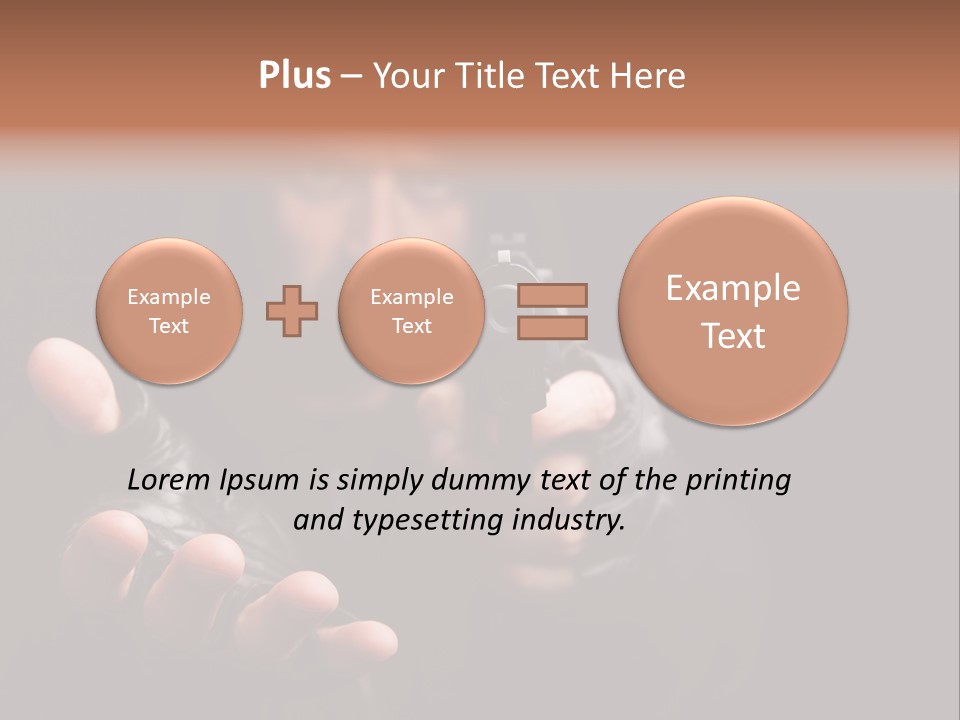 Gangster Robber Face PowerPoint Template