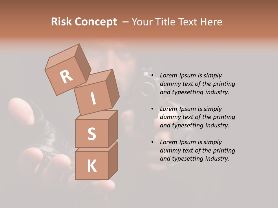 Gangster Robber Face PowerPoint Template