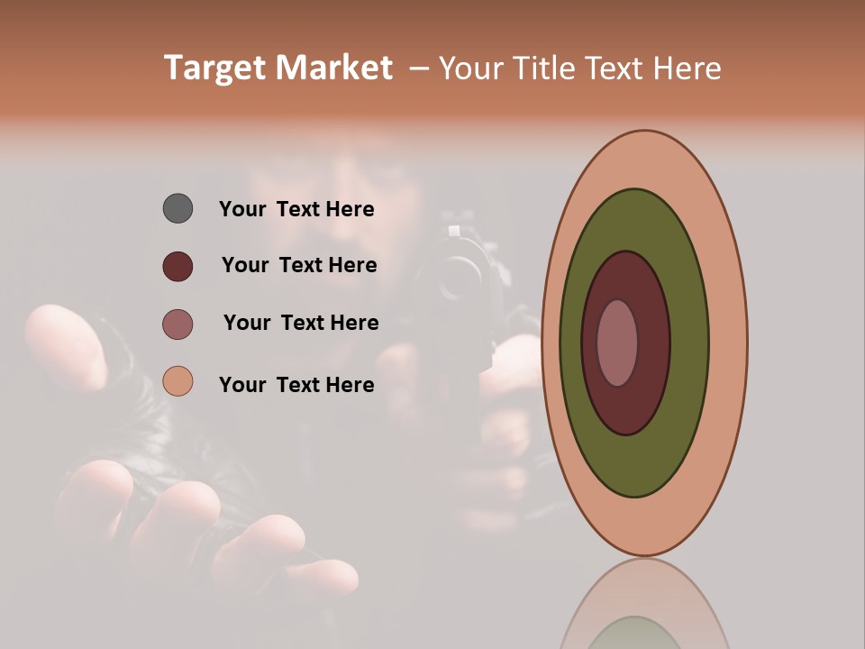 Gangster Robber Face PowerPoint Template