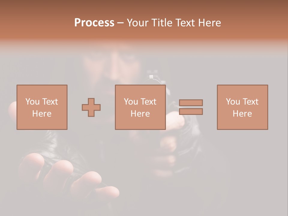Gangster Robber Face PowerPoint Template