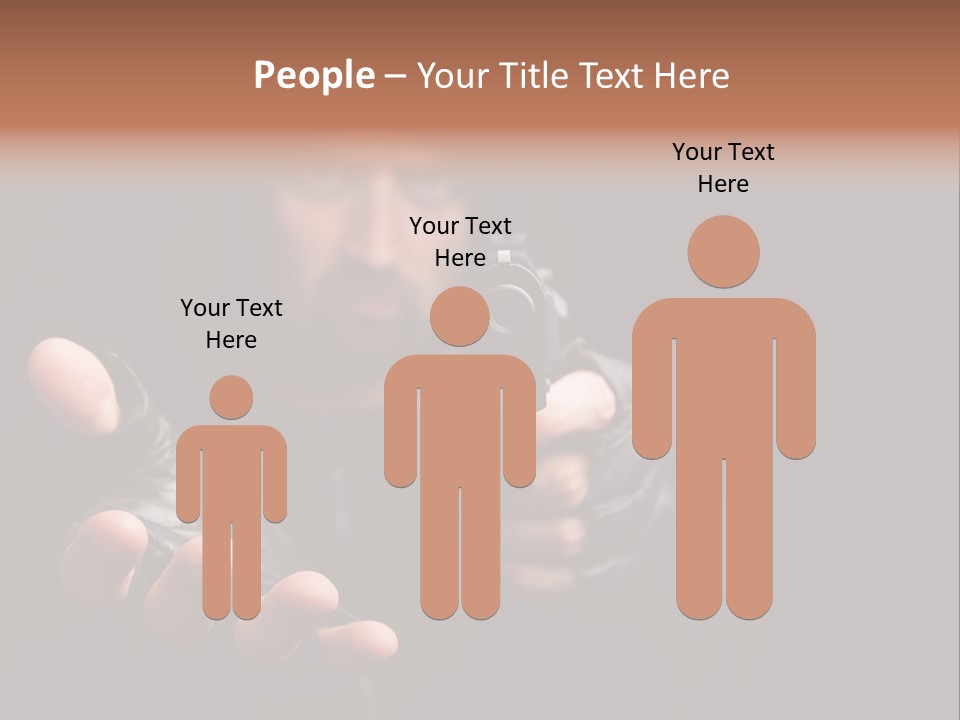 Gangster Robber Face PowerPoint Template