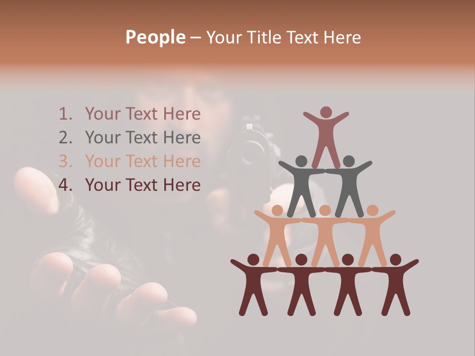 Gangster Robber Face PowerPoint Template