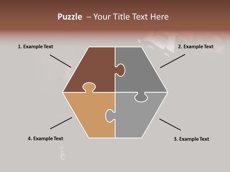 Holding Hijacker Gun PowerPoint Template