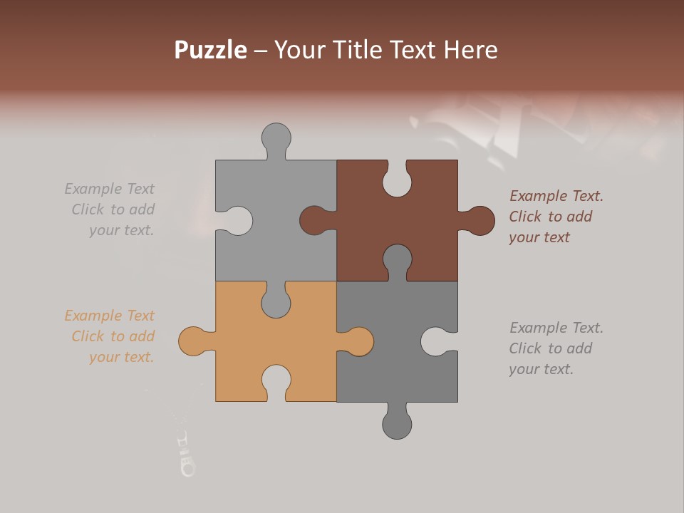 Holding Hijacker Gun PowerPoint Template