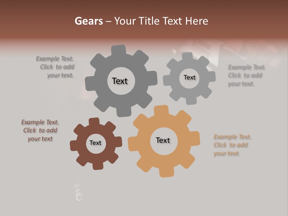 Holding Hijacker Gun PowerPoint Template
