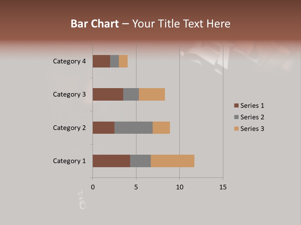 Holding Hijacker Gun PowerPoint Template