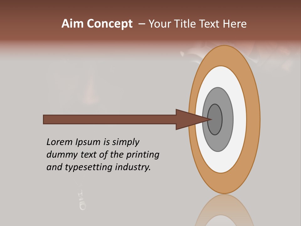 Holding Hijacker Gun PowerPoint Template
