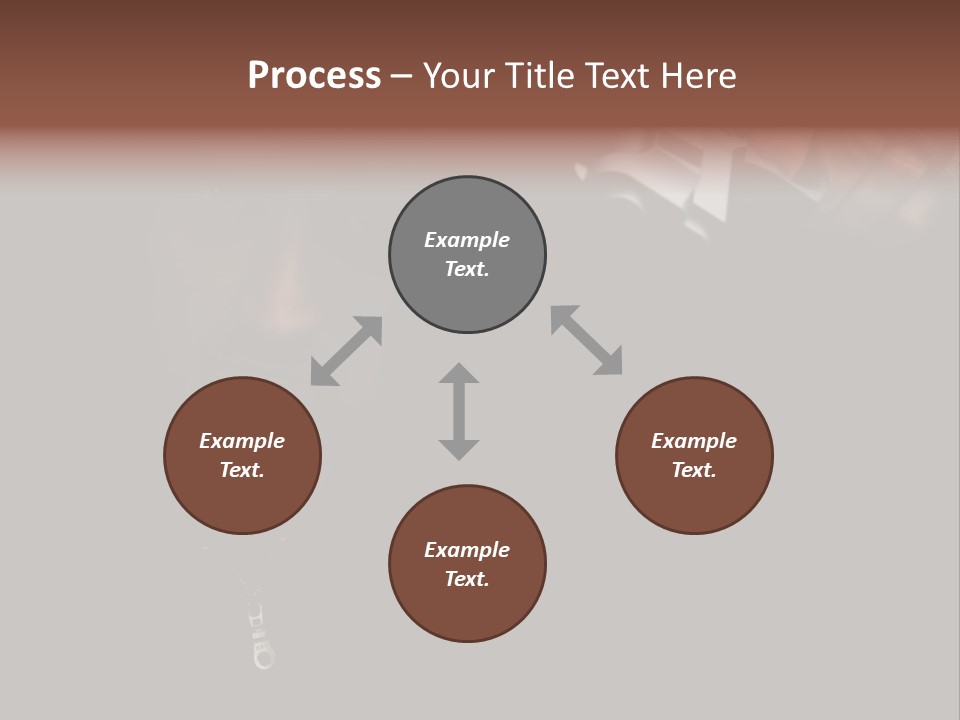 Holding Hijacker Gun PowerPoint Template