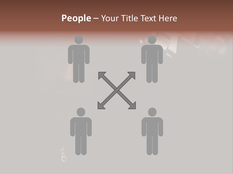 Holding Hijacker Gun PowerPoint Template