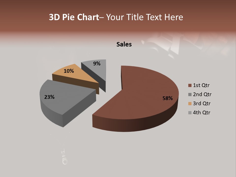 Holding Hijacker Gun PowerPoint Template