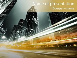 Modern Road Asia PowerPoint Template