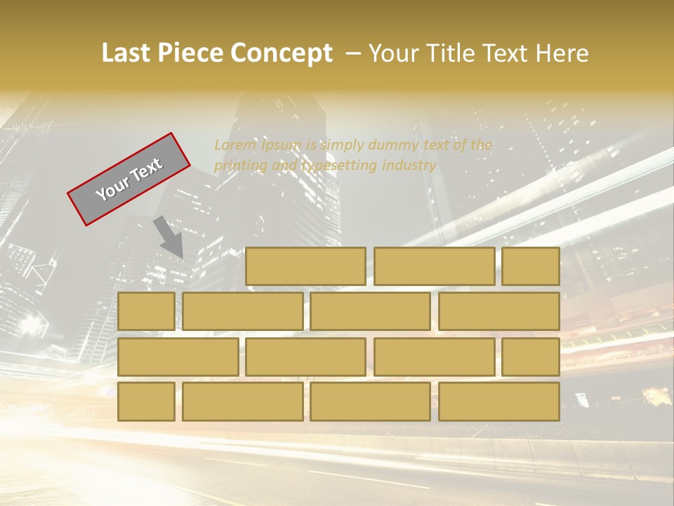 Modern Road Asia PowerPoint Template