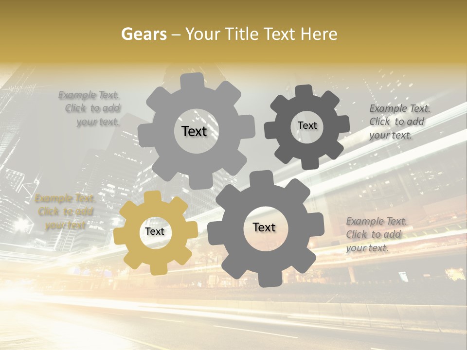 Modern Road Asia PowerPoint Template