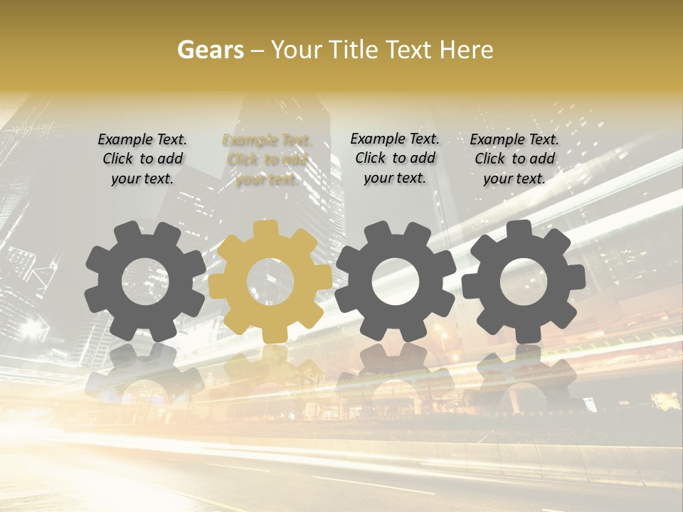 Modern Road Asia PowerPoint Template