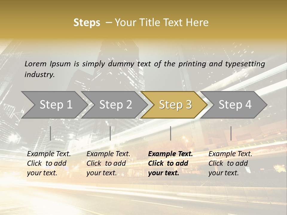 Modern Road Asia PowerPoint Template
