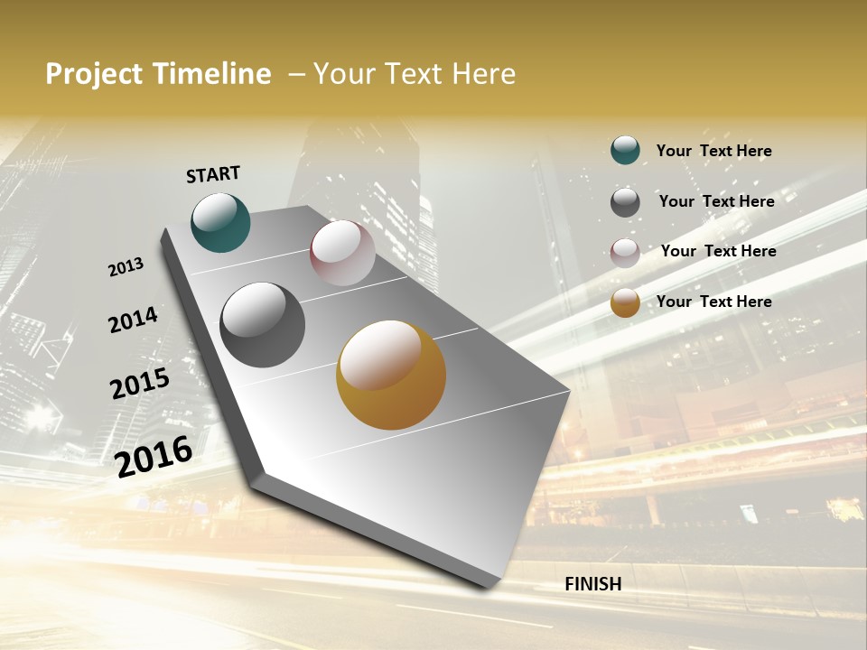 Modern Road Asia PowerPoint Template