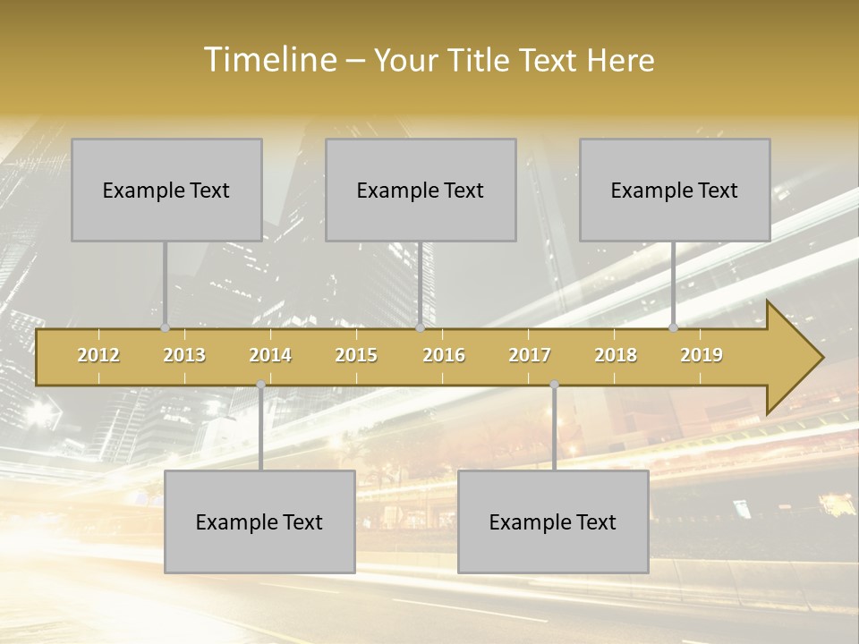 Modern Road Asia PowerPoint Template