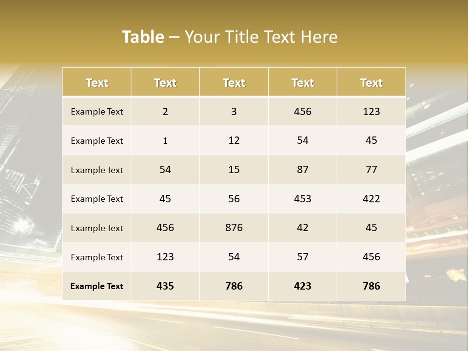 Modern Road Asia PowerPoint Template