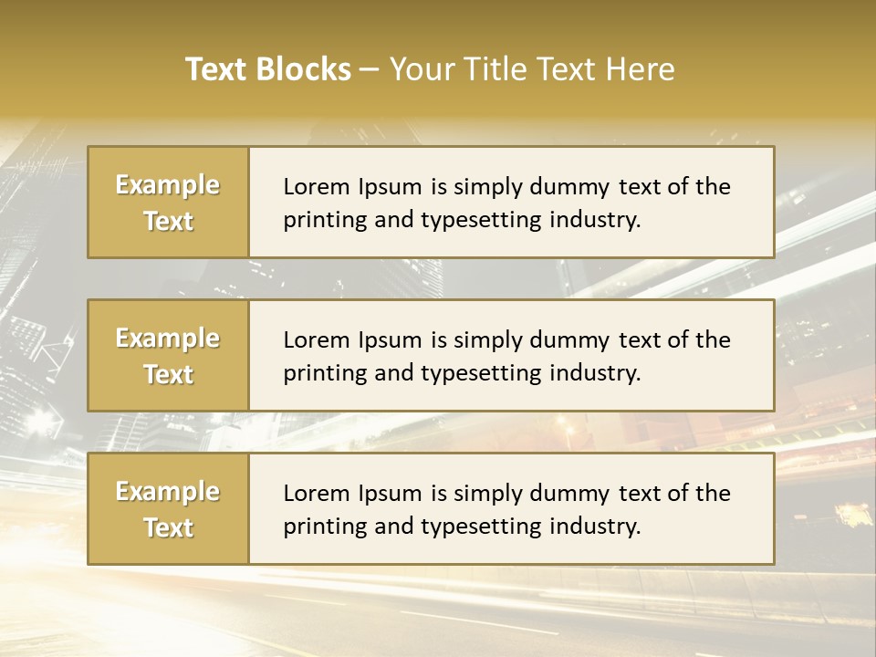 Modern Road Asia PowerPoint Template