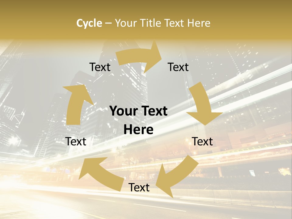 Modern Road Asia PowerPoint Template