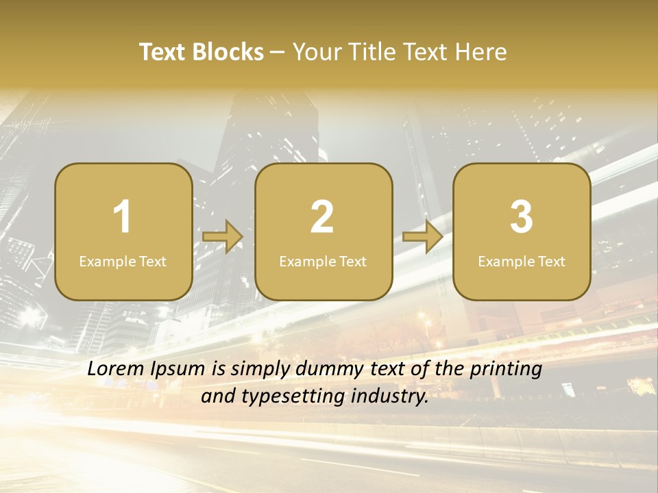 Modern Road Asia PowerPoint Template