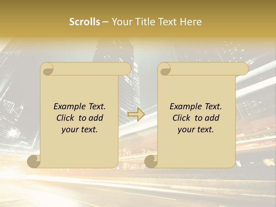 Modern Road Asia PowerPoint Template