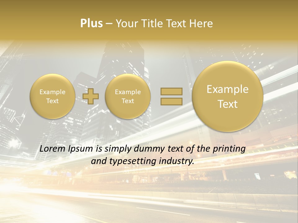 Modern Road Asia PowerPoint Template