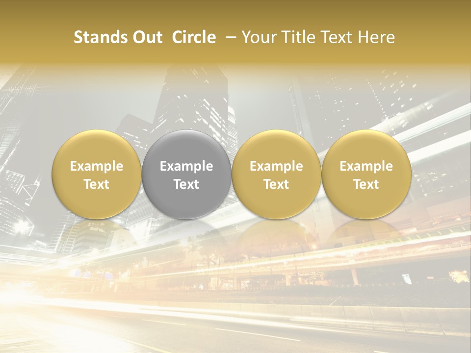 Modern Road Asia PowerPoint Template