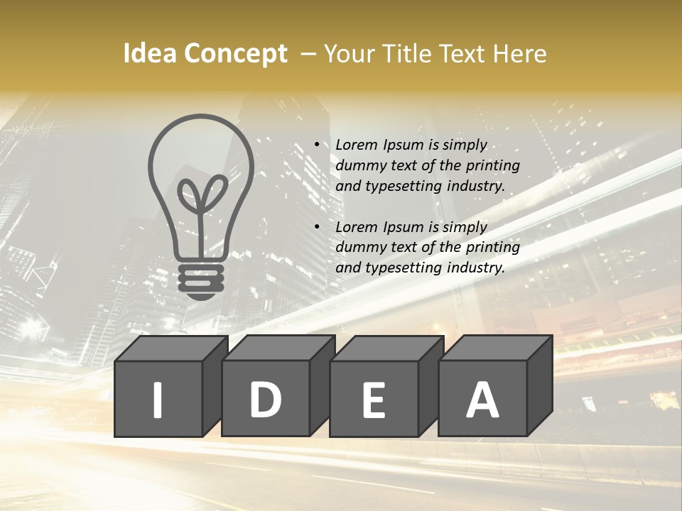 Modern Road Asia PowerPoint Template