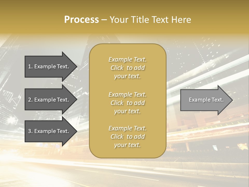 Modern Road Asia PowerPoint Template