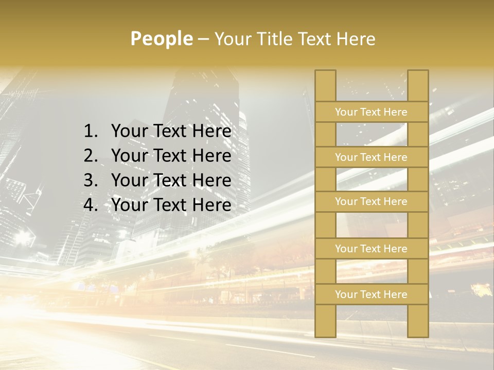 Modern Road Asia PowerPoint Template