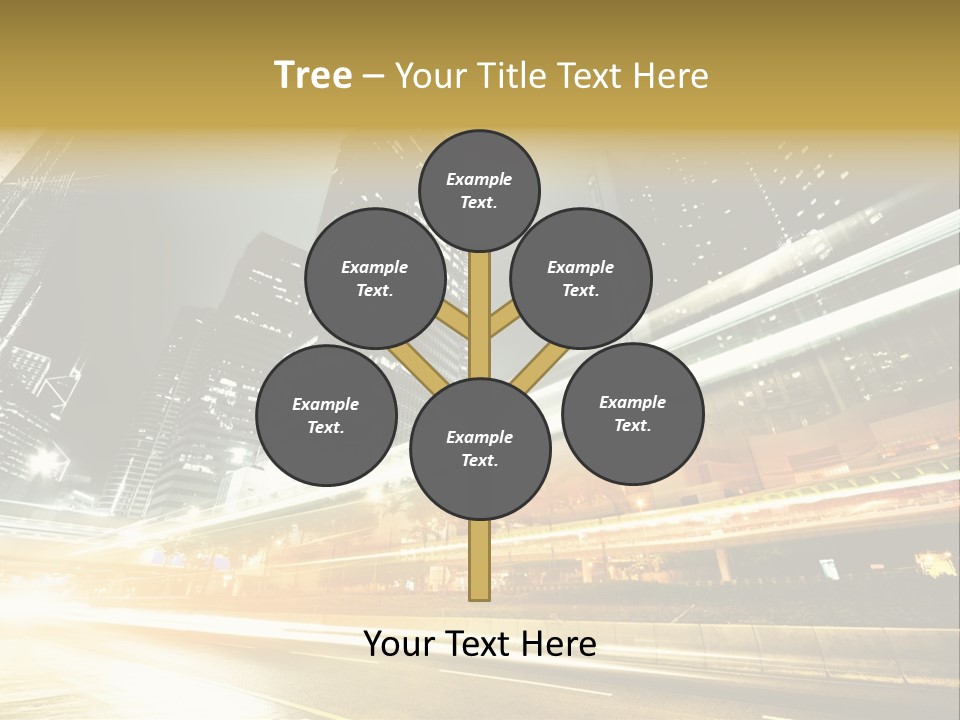 Modern Road Asia PowerPoint Template