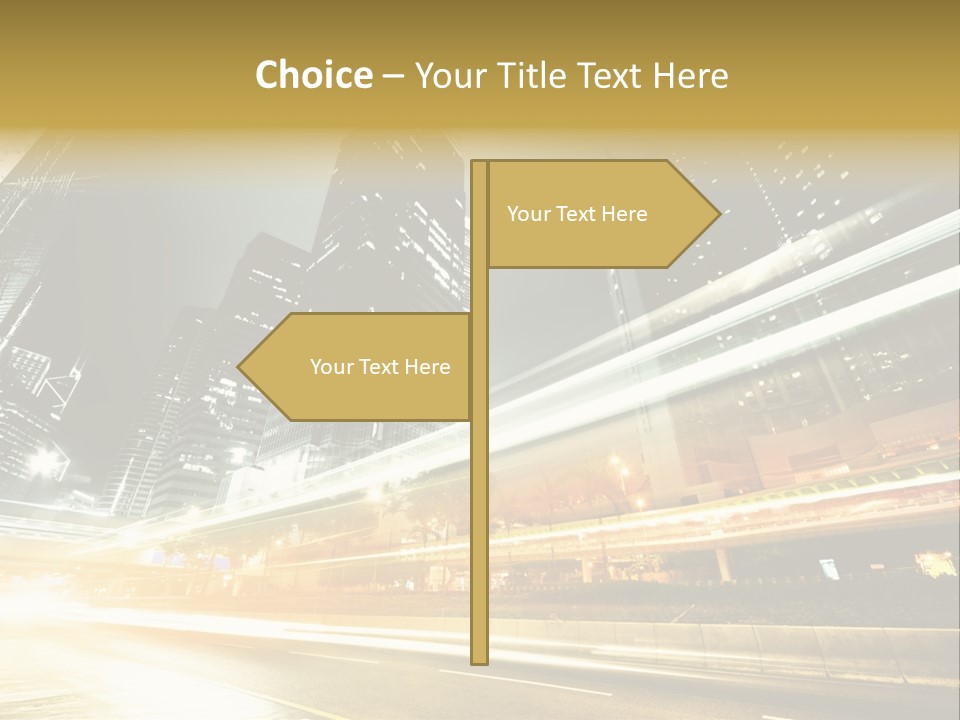 Modern Road Asia PowerPoint Template