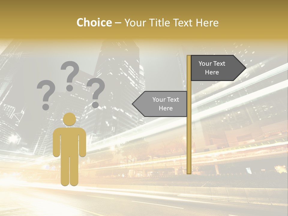Modern Road Asia PowerPoint Template