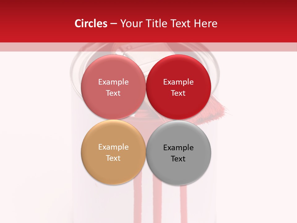 White Building Drawing PowerPoint Template