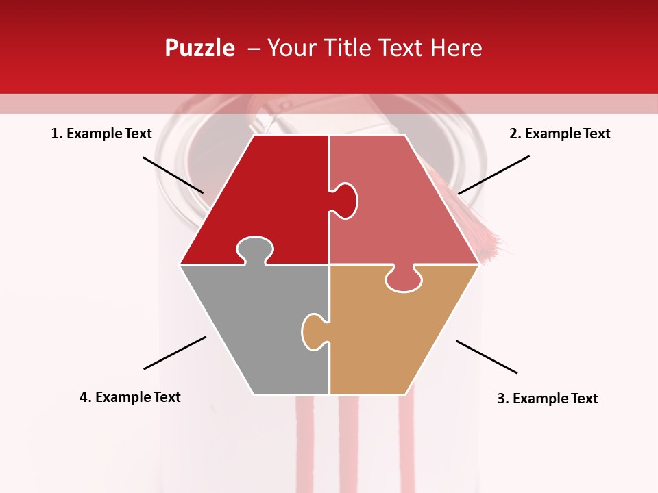White Building Drawing PowerPoint Template