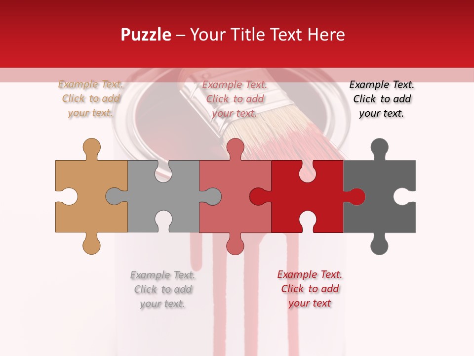 White Building Drawing PowerPoint Template