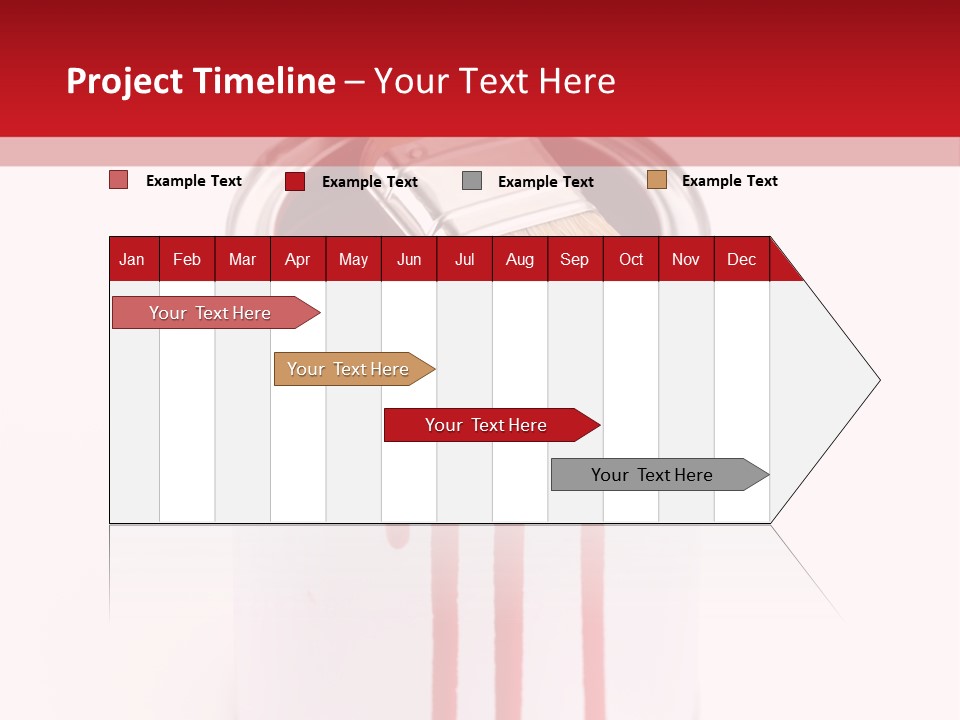 White Building Drawing PowerPoint Template