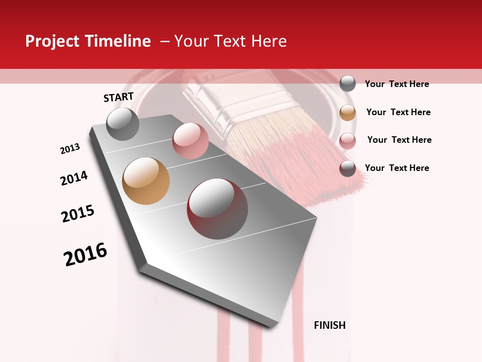 White Building Drawing PowerPoint Template