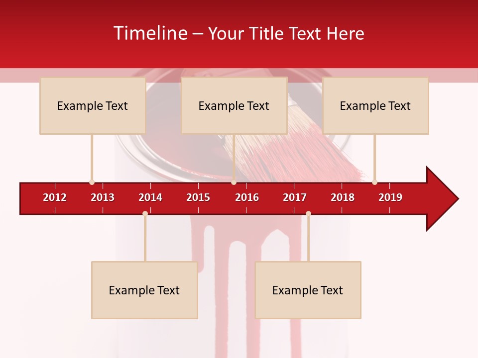 White Building Drawing PowerPoint Template