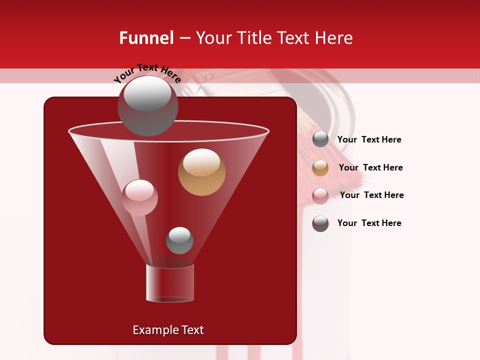 White Building Drawing PowerPoint Template