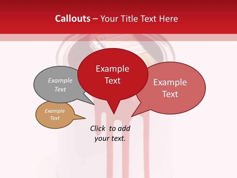 White Building Drawing PowerPoint Template