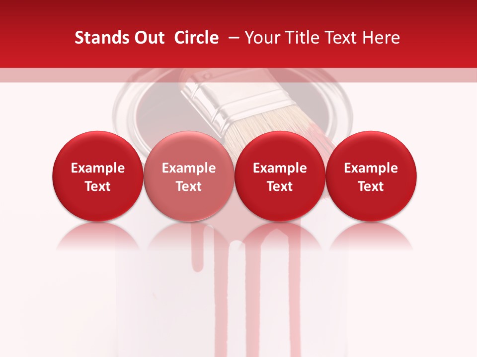 White Building Drawing PowerPoint Template