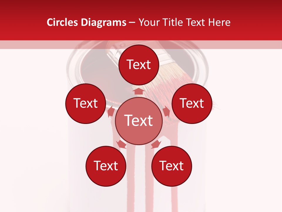 White Building Drawing PowerPoint Template