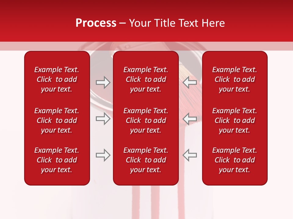 White Building Drawing PowerPoint Template
