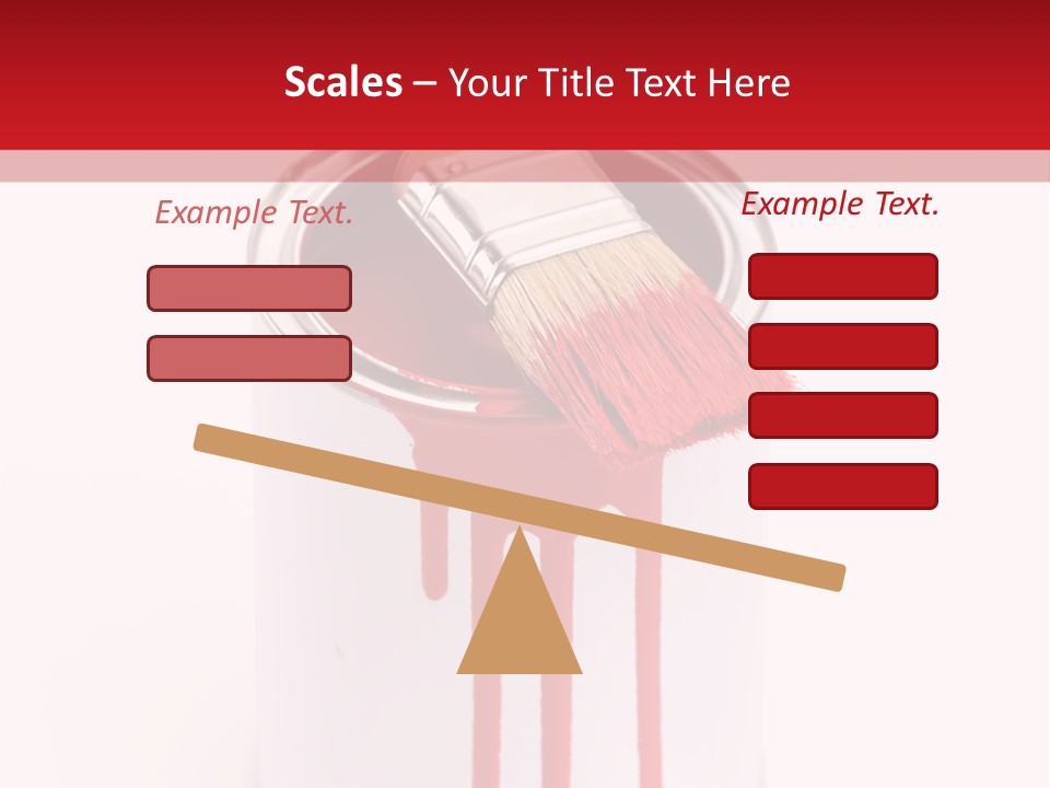 White Building Drawing PowerPoint Template