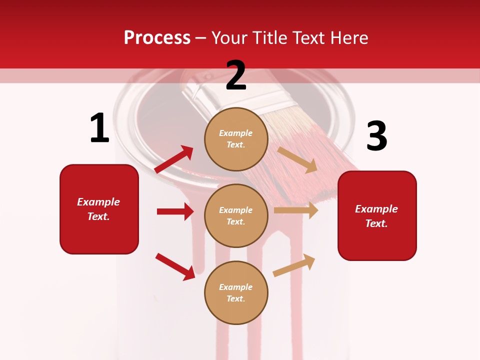 White Building Drawing PowerPoint Template