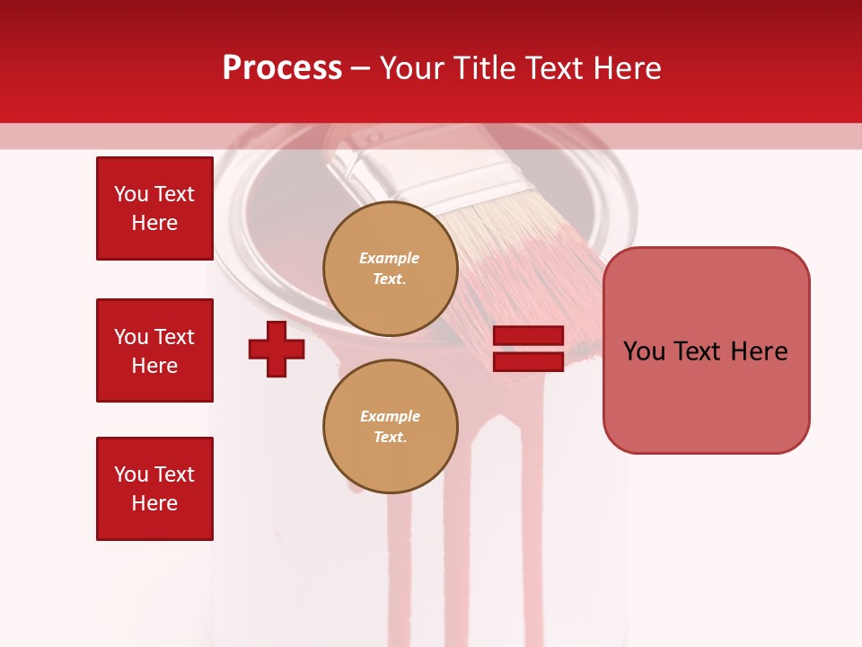 White Building Drawing PowerPoint Template